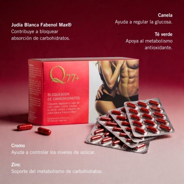 BLOQUEADOR DE CARBOHIDRATOS Q77+