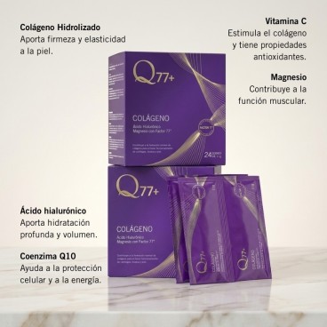 Colágeno con Ácido Hialurónico y Magnesio Q77+