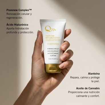 CREMA DE MANOS REGENERATIVA Q77+