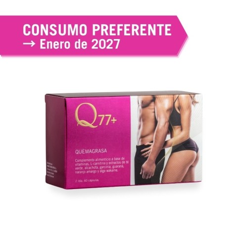 Quemagrasa Q77+. Complemento alimenticio para la pérdida de peso.