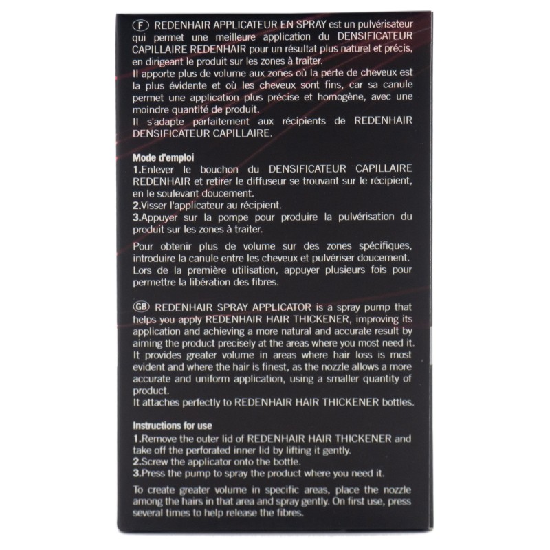 APLICADOR EN SPRAY REDENHAIR