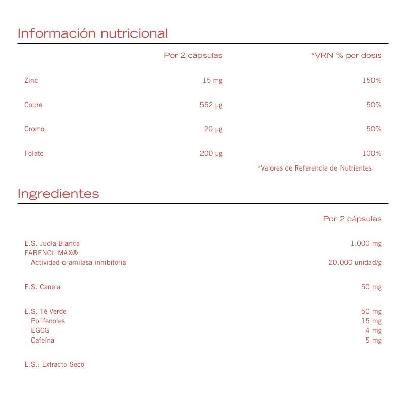 Bloqueador de Carbohidratos Q77+ Bloqueador de Carbohidratos Q77+
