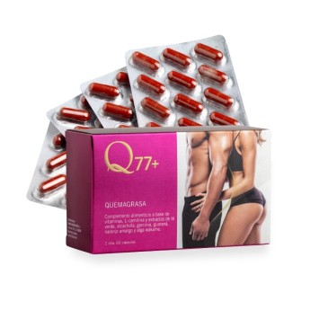 Quemagrasa Q77+. Complemento alimenticio para la pérdida de peso.